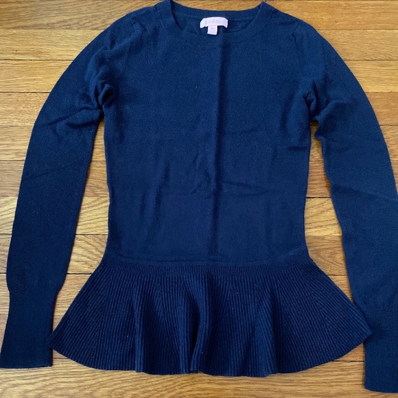 Lilly Pulitzer Navy Cashmere Sweater - Picture 1 of 2